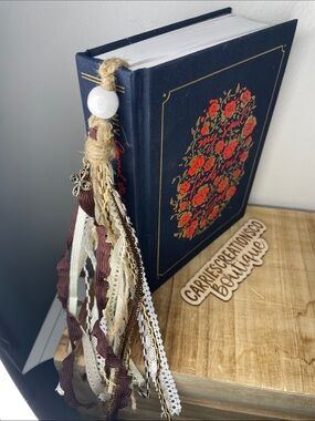 Boho Bible tassel - brown and cream